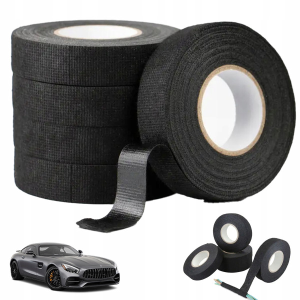Изолента Crystal Car Audio Флис 19mm*15m Изолента Crystal Car Audio Флис 19mm*15m
