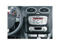 Рамка 1 DIN Ford Focus 2, Mondeo (07+), Galaxy (06+) серебро Intro RFO-N11S